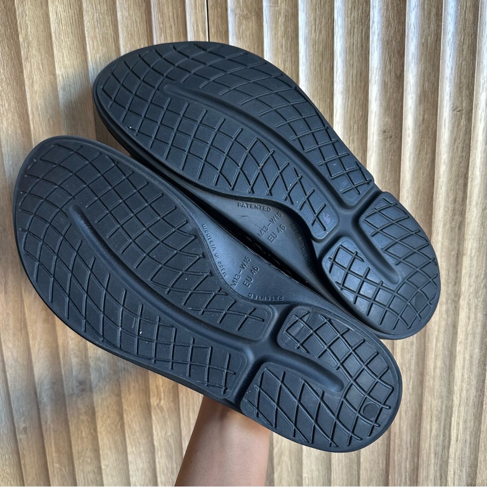 OOFOS MEN'S OOAHH SLIDE SANDAL - BLACK - Picture 4 of 7